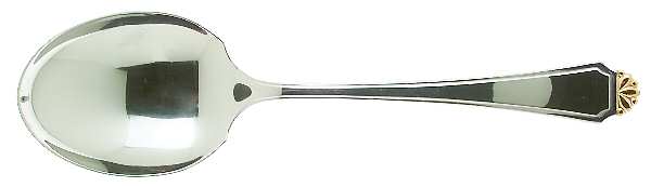 Golden Henley-Group I (Stainless, Gold Accent) Solid Smooth Casserole Spoon