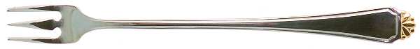 Golden Henley-Group I (Stainless, Gold Accent) Cocktail/Seafood Fork