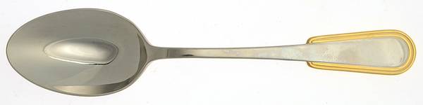 Golden Ionia (Stainless, Gold Accent) Tablespoon (Serving Spoon)