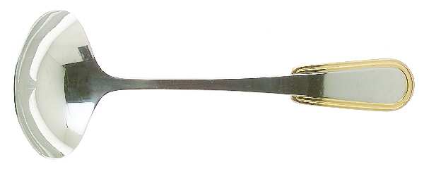 Golden Ionia (Stainless, Gold Accent) Solid Gravy Ladle