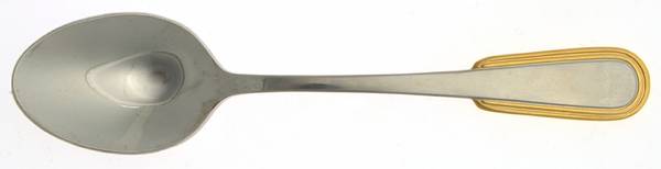 Golden Ionia (Stainless, Gold Accent) Place/Oval Soup Spoon
