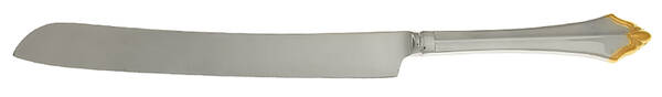 Golden Kenwood-Group I (Stainless-Gold) Wedding Cake Knife with Stainless Blade HC