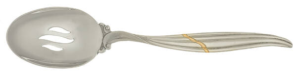 Golden Mansion (Stainless) Pierced Tablespoon (Serving Spoon)