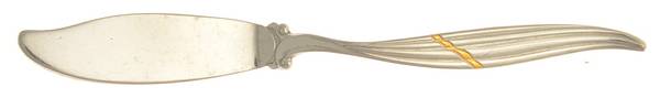 Golden Mansion (Stainless) Flat Handle Master Butter Knife