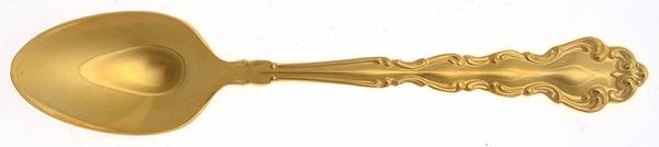 Golden Modern Baroque (Gold Electroplated) Youth Five O'Clock Spoon