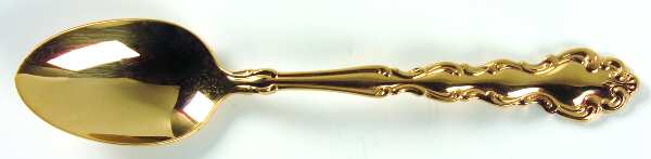 Golden Modern Baroque (Gold Electroplated) Teaspoon