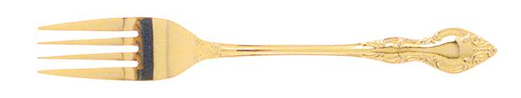 Golden Natchez (Gold Electroplate) Fork