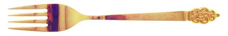 Golden Nordic Crown (Gold Electroplate) Fork