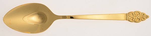 Golden Nordic Crown (Gold Electroplate) Tablespoon (Serving Spoon)