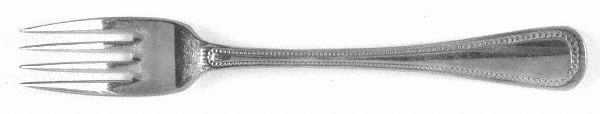 Golden Patrician (Silverplate, Gold Accent) Individual Salad Fork