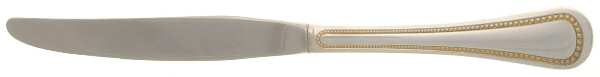 Golden Patrician (Silverplate, Gold Accent) Modern Hollow Knife