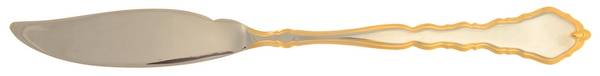 Golden Royal Chippendale (Stainless, 1987) Individual Solid Fish Knife
