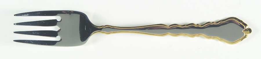 Golden Royal Chippendale (Stainless, 1987) Individual Salad Fork