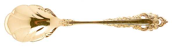 Golden Royal Grandeur (Gold Electroplate, 1975) Sugar Shell Spoon