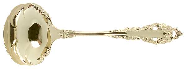 Golden Royal Grandeur (Gold Electroplate, 1975) Solid Gravy Ladle