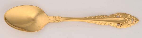 Golden Royal Grandeur (Gold Electroplate, 1975) Demitasse Spoon
