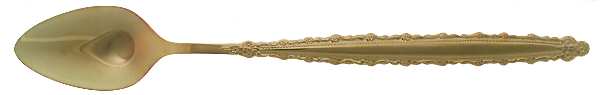 Golden Royal Lace (Gold Electroplate) Iced Tea Spoon
