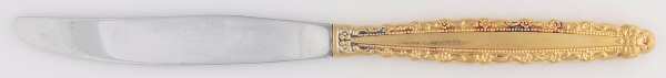Golden Royal Lace (Gold Electroplate) Modern Hollow Knife