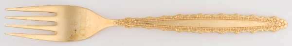 Golden Royal Lace (Gold Electroplate) Fork