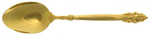 Golden Spanish Crown (Gold Electroplate) Tablespoon (Serving Spoon)