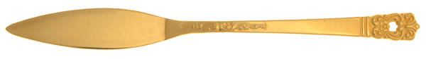 Golden Scandinavia (Gold Electroplate) Flat Handle Master Butter Knife