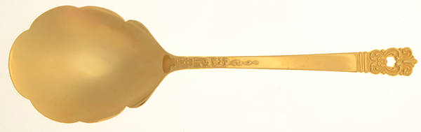 Golden Scandinavia (Gold Electroplate) Solid Smooth Casserole Spoon
