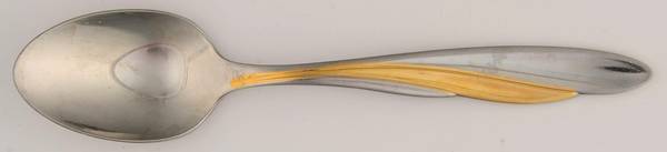 Golden Shoreline (Stainless, Gold Accent) Teaspoon