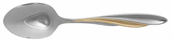 Golden Shoreline (Stainless, Gold Accent) Tablespoon (Serving Spoon)
