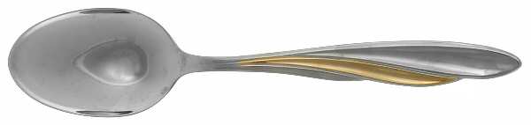 Golden Shoreline (Stainless, Gold Accent) Place/Oval Soup Spoon