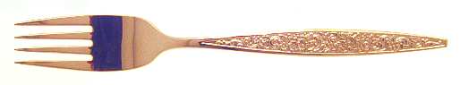 Golden Tangier (Gold Electroplate) Fork