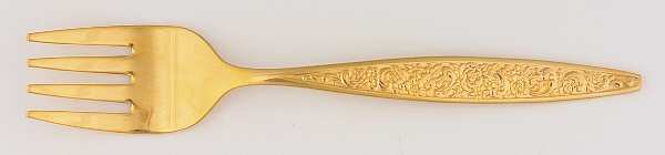 Golden Tangier (Gold Electroplate) Baby Fork