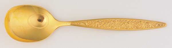 Golden Tangier (Gold Electroplate) Straight Handle Baby Spoon