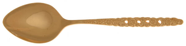 Golden Valentine (Gold Electroplate) Place/Oval Soup Spoon