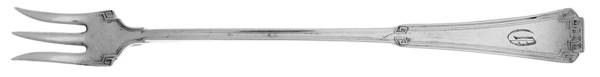 Grecian (Silverplate, 1915) Monogram Cocktail/Seafood Fork