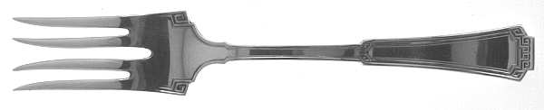 Grecian (Silverplate, 1915) Individual Salad Fork