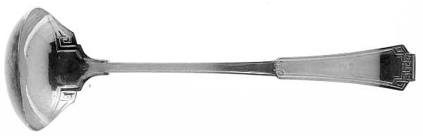 Grecian (Silverplate, 1915) Solid Piece Cream Ladle