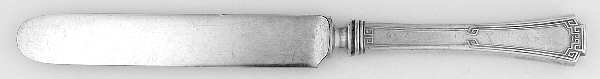 Grecian (Silverplate, 1915) Blunt Hollow Knife with Bolster