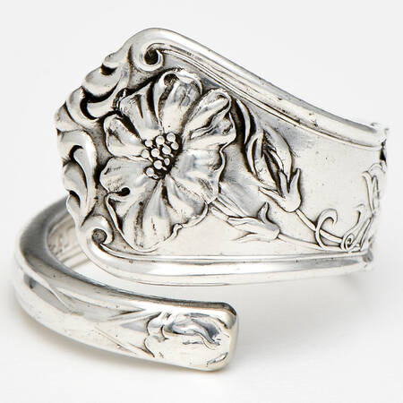 Grenoble-Gloria (Silverplate, 1906) Finger Ring (Provide Size) HC