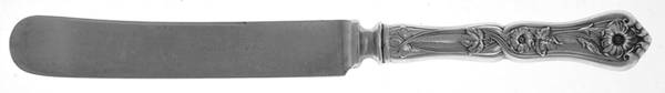 Grenoble-Gloria (Silverplate, 1906) Old French Hollow Knife with Bolster