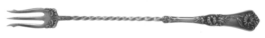 Grenoble-Gloria (Silverplate, 1906) Long Handle Pickle/Olive Fork