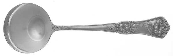 Grenoble-Gloria (Silverplate, 1906) Round Bowl Soup Spoon (Bouillon)