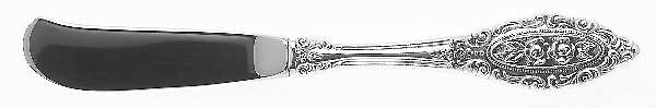 Grand Majesty (Sterling, 1976) Butter Spreader Hollow Hdl-Paddle/Stainless Blade