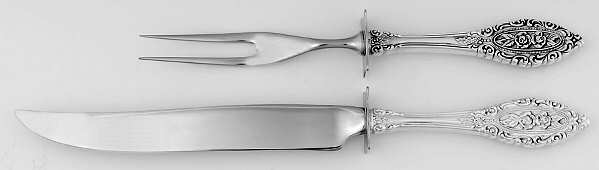 Grand Majesty (Sterling, 1976) Small Stainless Blade 2-Piece Steak Carving Set