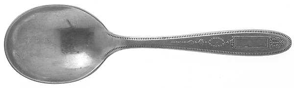 Grosvenor (Silverplate, 1921, No Monograms) Straight Handle Baby Spoon