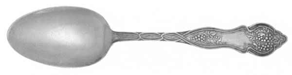 Grape-Vineyard (Non Variation, Silverplate, 1906) Place/Oval Soup Spoon