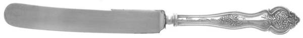 Grape-Vineyard (Non Variation, Silverplate, 1906) Old French Hollow Knife with Bolster