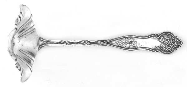 Grape-Vineyard (Non Variation, Silverplate, 1906) Solid Piece Cream Ladle