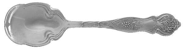Grape-Vineyard (Non Variation, Silverplate, 1906) Sugar Spoon