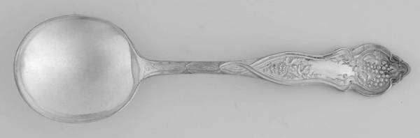 Grape-Vineyard (Non Variation, Silverplate, 1906) Round Bowl Soup Spoon (Gumbo)