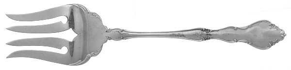 Guinevere (Sterling, 1967) Medium Solid Cold Meat Serving Fork
